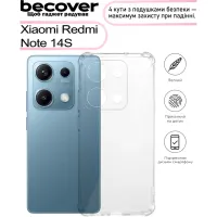 Чохол до мобільного телефона BeCover Anti-Shock Xiaomi Redmi Note 14S Clear (713500) - 4
