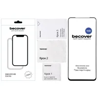 Стекло защитное BeCover Nubia V70 10D Black (713555) - Изображение 2