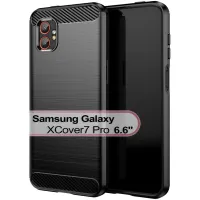 Чохол до мобільного телефона BeCover Carbon Series Samsung Galaxy XCover7 Pro SM-G766B Black (713559) - Зображення 1