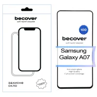 Скло захисне BeCover 10D Samsung Galaxy A07 SM-A075 Black (713684) - 1