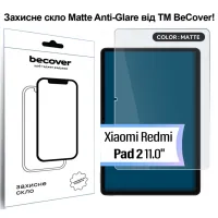 Скло захисне BeCover Matte Anti-Glare Xiaomi Redmi Pad 2 11.0" (713711) - 1