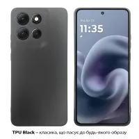 Чохол до мобільного телефона BeCover Silicone Motorola Moto G86 Black (713768) - Зображення 2