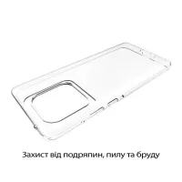 Чохол до мобільного телефона BeCover Silicone Motorola Edge 60 Transparent (713771) - Зображення 4