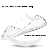 Чохол до мобільного телефона BeCover Silicone Motorola Edge 60 Transparent (713771) - Зображення 6