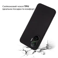 Чохол до мобільного телефона BeCover Silicone Poco F7 Black (713776) - 4