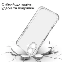 Чохол до мобільного телефона BeCover Anti-Shock Apple iPhone 17 Clear (713793) - 3