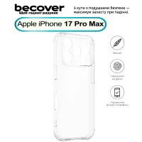 Чохол до мобільного телефона BeCover Anti-Shock Apple iPhone 17 Pro Max Clear (713799) - 1