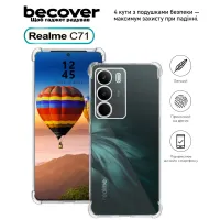 Чохол до мобільного телефона BeCover Anti-Shock Realme C71 Clear (713810) - 1