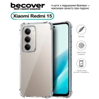 Чохол до мобільного телефона BeCover Anti-Shock Xiaomi Redmi 15 Clear (713811) - 1