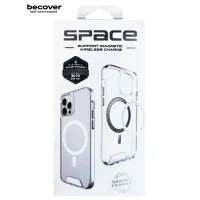 Чехол для мобильного телефона BeCover Space Case MagSafe Apple iPhone 16e Transparent (713884) - Изображение 6