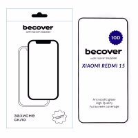 Стекло защитное BeCover 10D Xiaomi Redmi 15 Black (713906) - Image 1