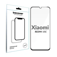 Скло захисне BeCover Xiaomi Redmi 15C 4G/5G Black (713907) - 1