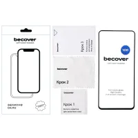 Стекло защитное BeCover 10D Oppo A5x / A5 2025 (4G/5G) Black (713930) - Изображение 2