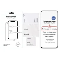 Скло захисне BeCover Apple iPhone 17 Black (714076) - 2