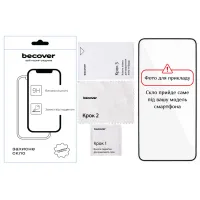 Скло захисне BeCover Motorola Moto G06 / G06 Power 4G Black (714364) - 2