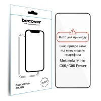 Скло захисне BeCover Motorola Moto G06 / G06 Power 4G Black (714364) - 1