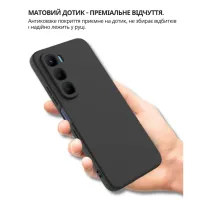 Чохол до мобільного телефона BeCover Silicone Infinix Hot 60 Pro 4G (X6885) Black (714558) - 4