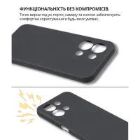 Чехол для мобильного телефона BeCover Silicone Poco C85 4G Black (714675) - Изображение 4
