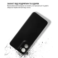 Чохол до мобільного телефона BeCover Silicone Motorola Moto G06 / G06 Power 4G Black (714690) - Зображення 2