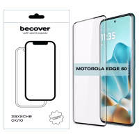 Стекло защитное BeCover EDGE Motorola Edge 60 Black (714769) - Image 1