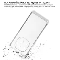 Чехол для мобильного телефона BeCover Anti-Shock Xiaomi Redmi Note 15 Pro 4G Clear (714911) - Изображение 4