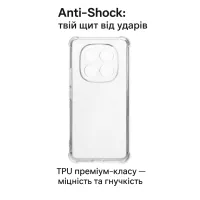 Чехол для мобильного телефона BeCover Anti-Shock Xiaomi Redmi Note 15 Pro 4G Clear (714911) - Изображение 5