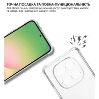 Чехол для мобильного телефона BeCover Anti-Shock Xiaomi Redmi Note 15 Pro 4G Clear (714911) - Изображение 6