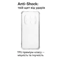 Чехол для мобильного телефона BeCover Anti-Shock Xiaomi Redmi Note 15 Pro Plus 5G Clear (714912) - Изображение 4