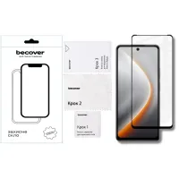 Стекло защитное BeCover Tecno POVA 7 Neo (LJ6) Black (714920) - Изображение 2