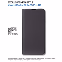 Чохол до мобільного телефона BeCover Exclusive New Style Xiaomi Redmi Note 15 Pro 4G Black (714930) - Image 6