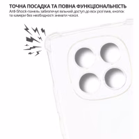 Чохол до мобільного телефона BeCover Anti-Shock Xiaomi Redmi Note 15 5G Clear (715070) - Image 4