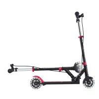 Самокат Globber Flow Element Junior Lights LED,, чорно-червоний (729-102) - 9