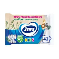 Туалетний папір Zewa Kids 42 шт (7322540796551) - 1