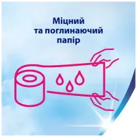 Туалетний папір Zewa Deluxe білий 3 шари 12 рулонів (7322540989779) - 4