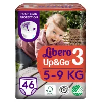 Підгузки Libero Up&Go Розмір 3 (5-9 кг) 46 шт (7322541742076) - 1