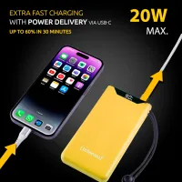Батарея універсальна Intenso F10000 10000mAh QC/3.0 yellow (7332039) - 7