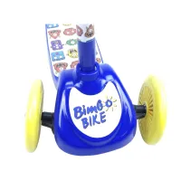 Самокат Bimbo Bike Monsters 12` з регулюванням висоти Синьо-жовтий (75803-IS) - 8