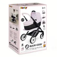 Коляска для ляльок Smoby Maxi-Cosi 3 в 1. Рожева перлина зі знімною люлькою, 55 x 39 x 64 см, 3+ (7600253121) - Изображение 2