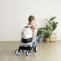 Коляска для ляльок Smoby Maxi-Cosi 3 в 1. Айворі зі знімною люлькою, 55 x 39 x 64 см, 3+ (7600253122) - 3