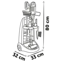 Ігровий набір Smoby Вiзок для прибирания Ровента з ручним пилососом та аксесуарами (7600330326) - 9