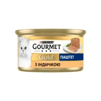 Паштет для котів Purina Gourmet Gold. З індичкою 85 г (7613031380992) - 2