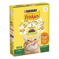 Сухий корм для кішок Purina Friskies Indoor з куркою та овочами 270 г (7613035351820) - 1