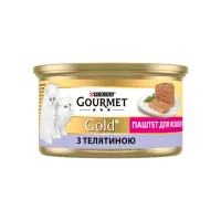 Паштет для котів Purina Gourmet Gold. З телятиною для кошенят 85 г (7613036330596) - 2