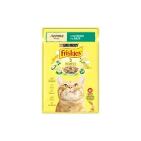 Вологий корм для кішок Purina Friskies шматочки у підливі з качкою 85 г (7613036962278) - 1