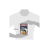 Вологий корм для кішок Purina Felix Sensations Sauces з лососем у соусі зі смаком креветок 85 г (7613039836026) - 4