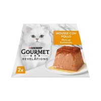 Паштет для котів Purina Gourmet Revelations мус з куркою 2х57 г (7613287070081) - 2
