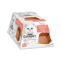 Паштет для котів Purina Gourmet Revelations мус з лососем 2х57 г (7613287071217) - 1