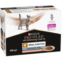 Вологий корм для кішок Purina Pro Plan Veterinary Diets NF Renal Function Advanced Care При патології нирок З лососем 10 x 85 г (7613287873699) - Зображення 3