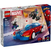 Конструктор LEGO Super Heroes Автомобіль для перегонів Людини-Павука й Зелений Гоблін з отрутою Венома 227 детале (76279) - 1