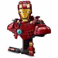 Конструктор LEGO Marvel Погруддя Залізної Людини MK4 (76327) - Image 4